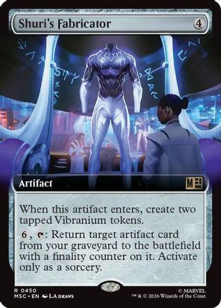 Shuri's Fabricator (Extended Art) (MSC-450) [Commander: Marvel Super Heroes] Foil