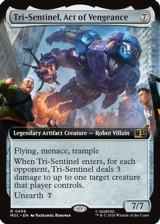 Tri-Sentinel, Act of Vengeance (Extended Art) (MSC-456) [Commander: Marvel Super Heroes]