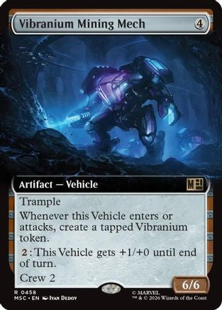 Vibranium Mining Mech (Extended Art) (MSC-458) [Commander: Marvel Super Heroes] Foil
