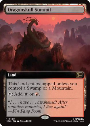 Dragonskull Summit (Extended Art) (MSC-468) [Commander: Marvel Super Heroes]