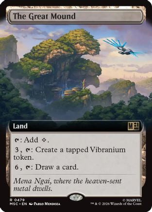 The Great Mound (Extended Art) (MSC-479) [Commander: Marvel Super Heroes] Foil