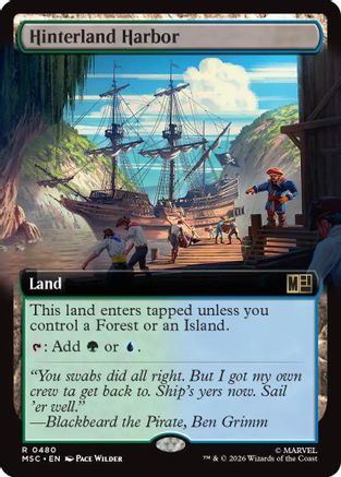 Hinterland Harbor (Extended Art) (MSC-480) [Commander: Marvel Super Heroes] Foil