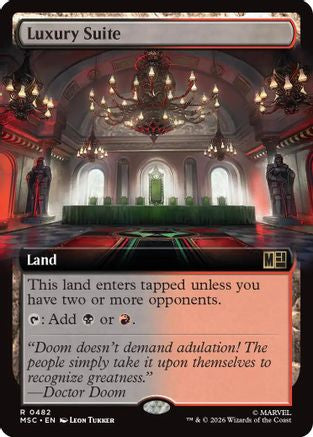 Luxury Suite (Extended Art) (MSC-482) [Commander: Marvel Super Heroes] Foil