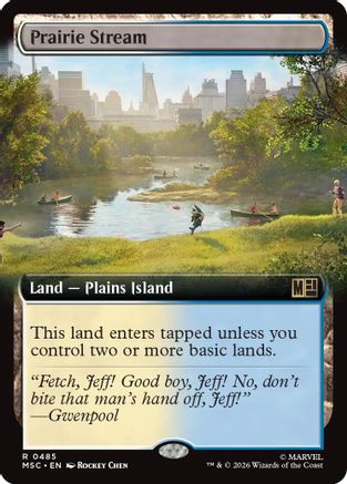 Prairie Stream (Extended Art) (MSC-485) [Commander: Marvel Super Heroes] Foil