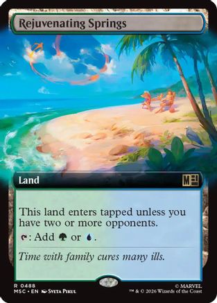Rejuvenating Springs (Extended Art) (MSC-488) [Commander: Marvel Super Heroes]