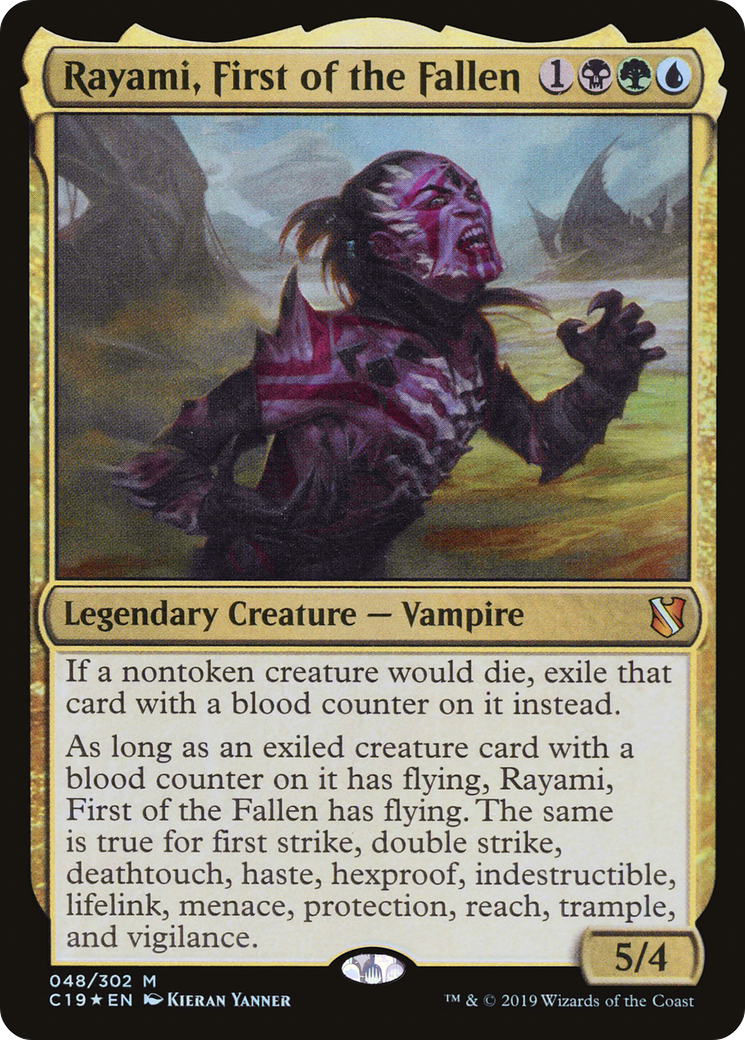 Rayami, First of the Fallen (C19-048) [Commander 2019] Foil