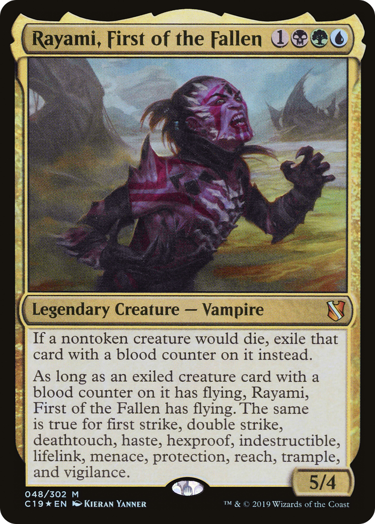 Rayami, First of the Fallen (C19-048) [Commander 2019] Foil