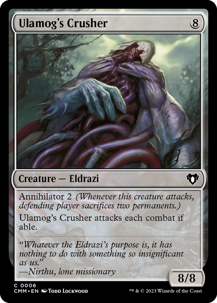 Ulamog's Crusher (CMM-006) [Commander Masters] Foil