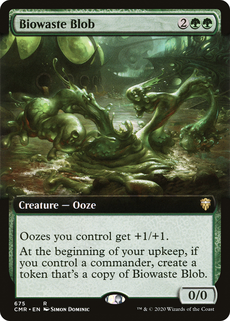 Biowaste Blob (CMR-675) [Commander Legends]: (Extended Art)