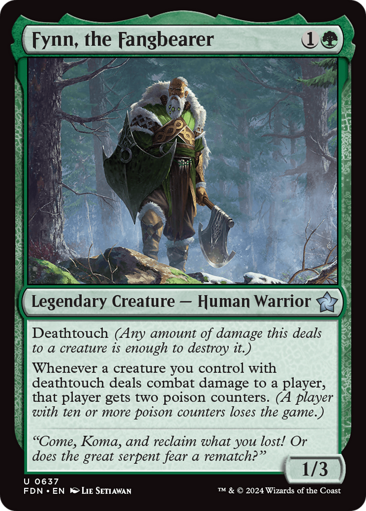 Fynn, the Fangbearer (FDN-637) [Foundations]