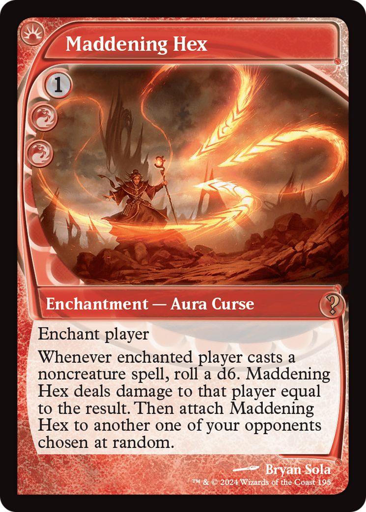 Maddening Hex (MB2-195) [Mystery Booster 2] Foil
