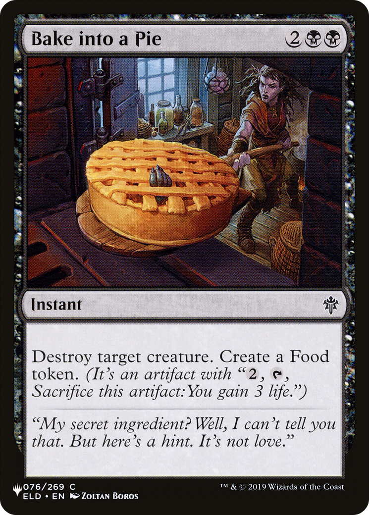 Bake into a Pie (LIST-ELD-76) [The List] Foil