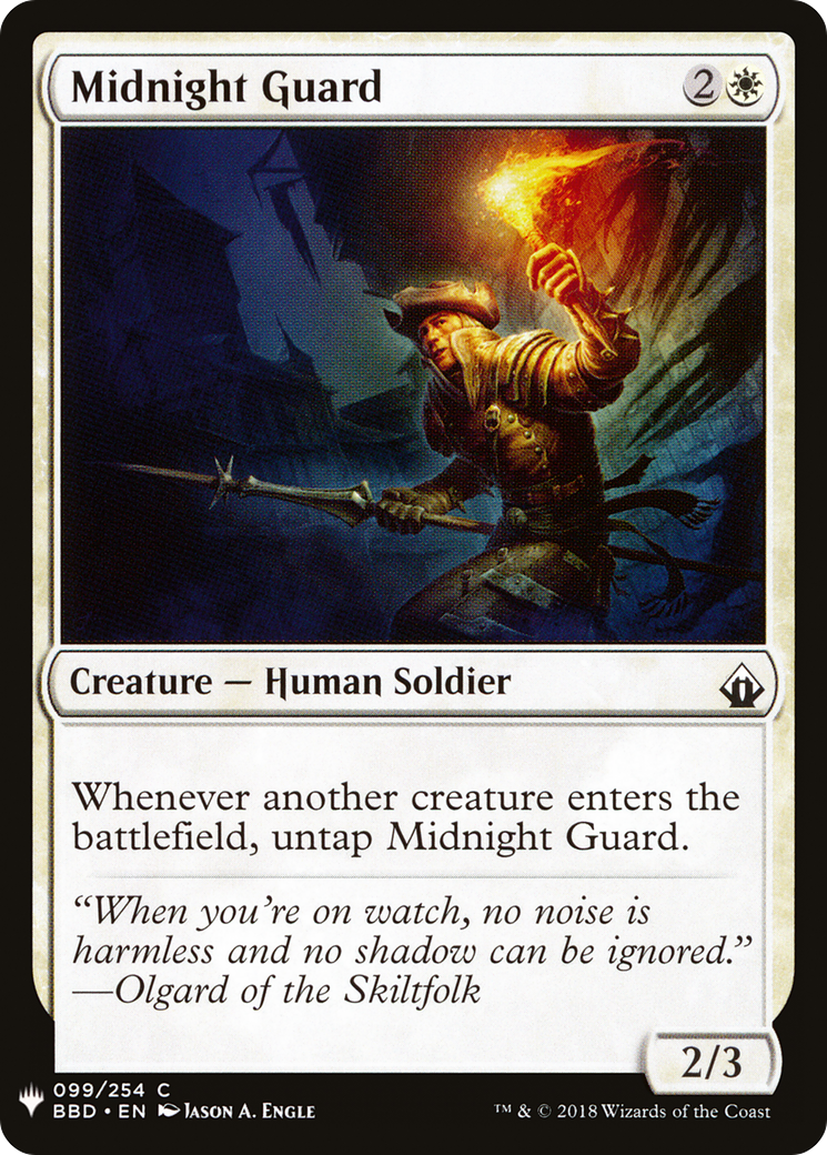 Midnight Guard (LIST-BBD-99) [The List]