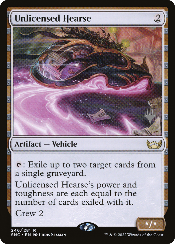 Unlicensed Hearse (PPSNC-246P) [Streets of New Capenna Promos] Foil