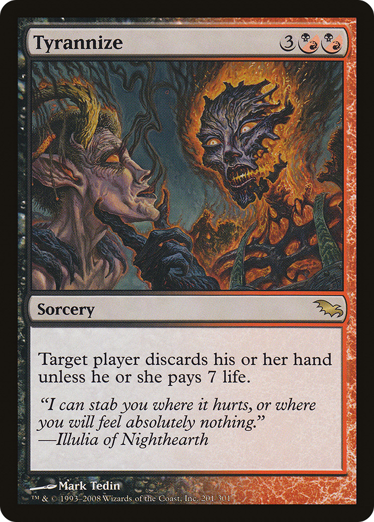 Tyrannize (SHM-201) [Shadowmoor]