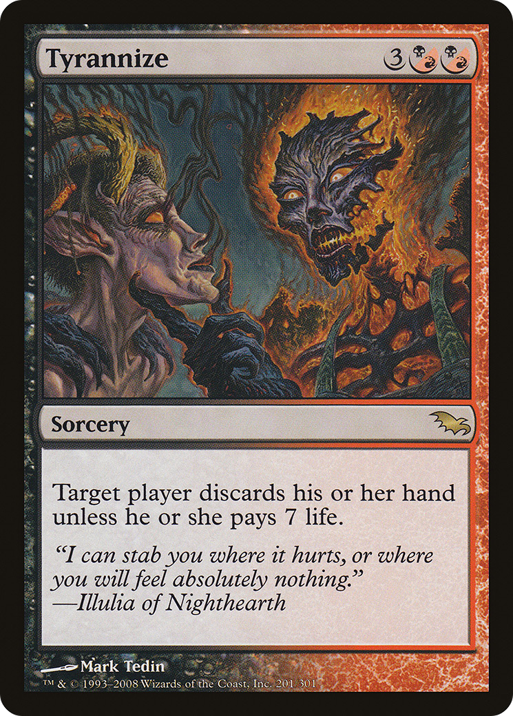 Tyrannize (SHM-201) [Shadowmoor]