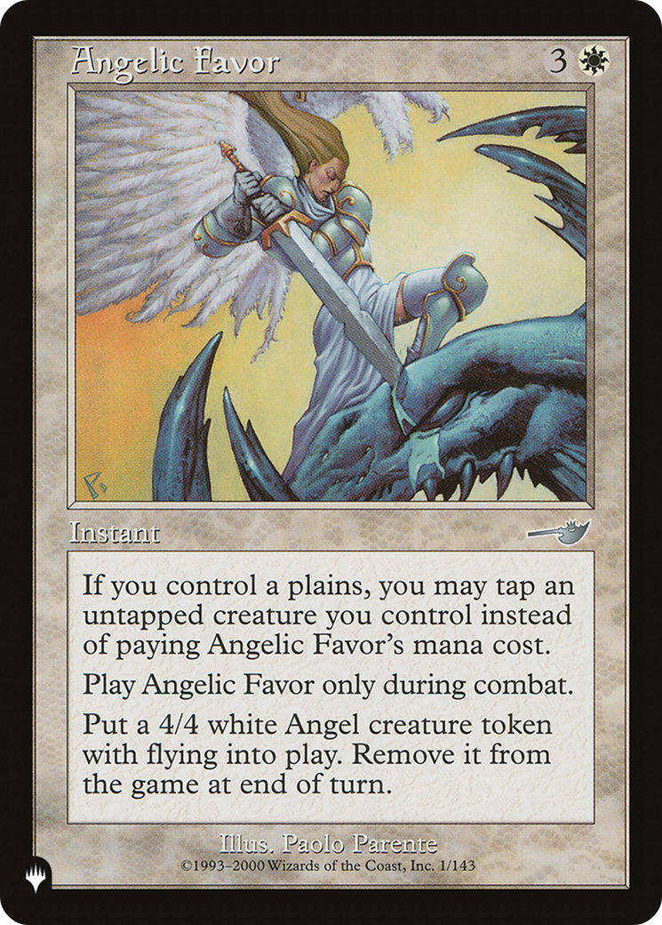 Angelic Favor (LIST-NEM-1) [The List]