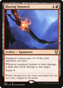 Blazing Sunsteel (CMR-364) [Commander Legends]