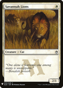 Savannah Lions (LIST-A25-33) [The List]