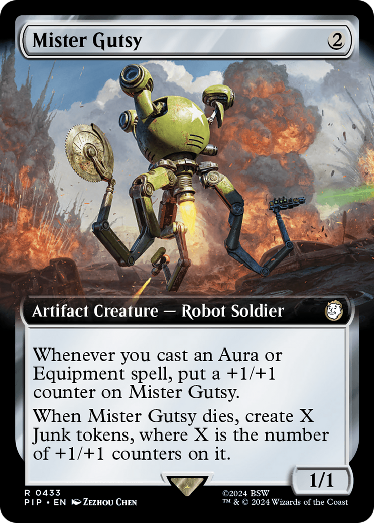 Mister Gutsy (PIP-433) [Fallout]: (Extended Art) Foil