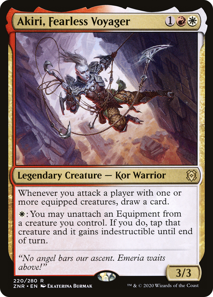 Akiri, Fearless Voyager (ZNR-220) [Zendikar Rising]