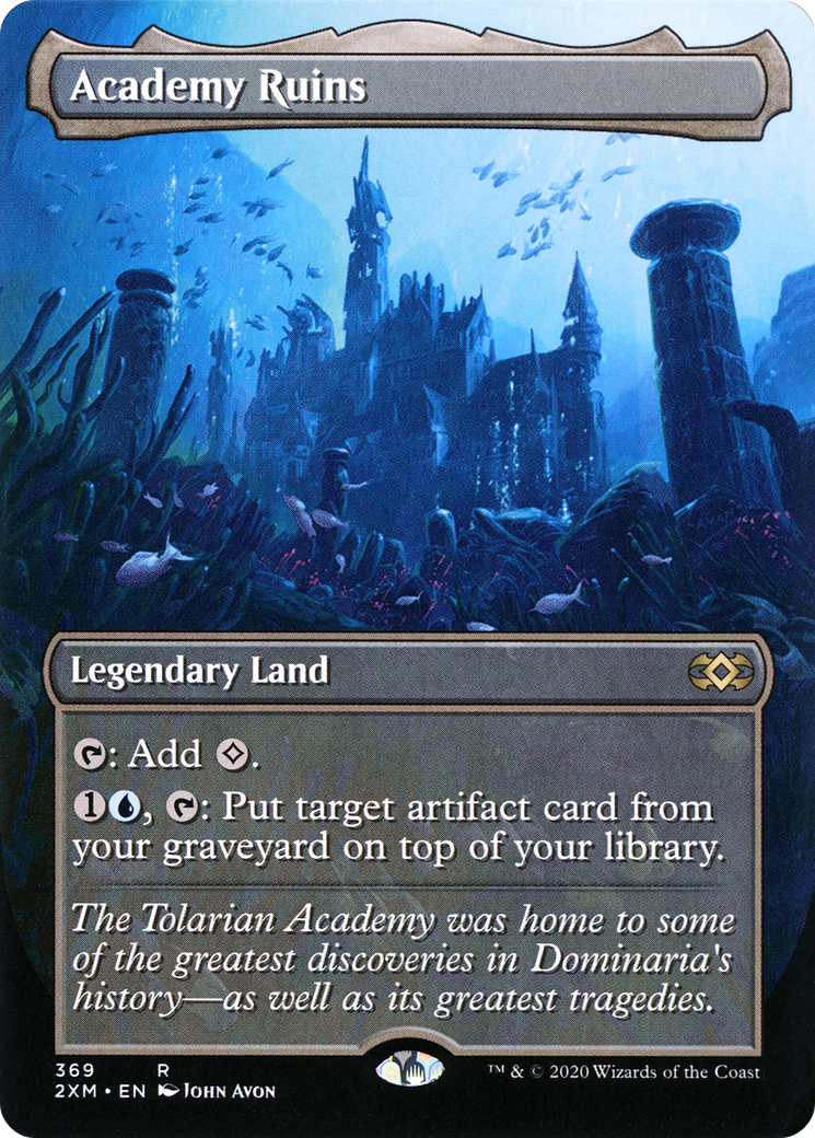 Academy Ruins (2XM-369) [Double Masters] (Borderless) Foil
