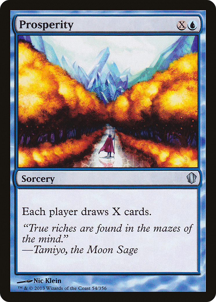 Prosperity (C13-054) [Commander 2013]