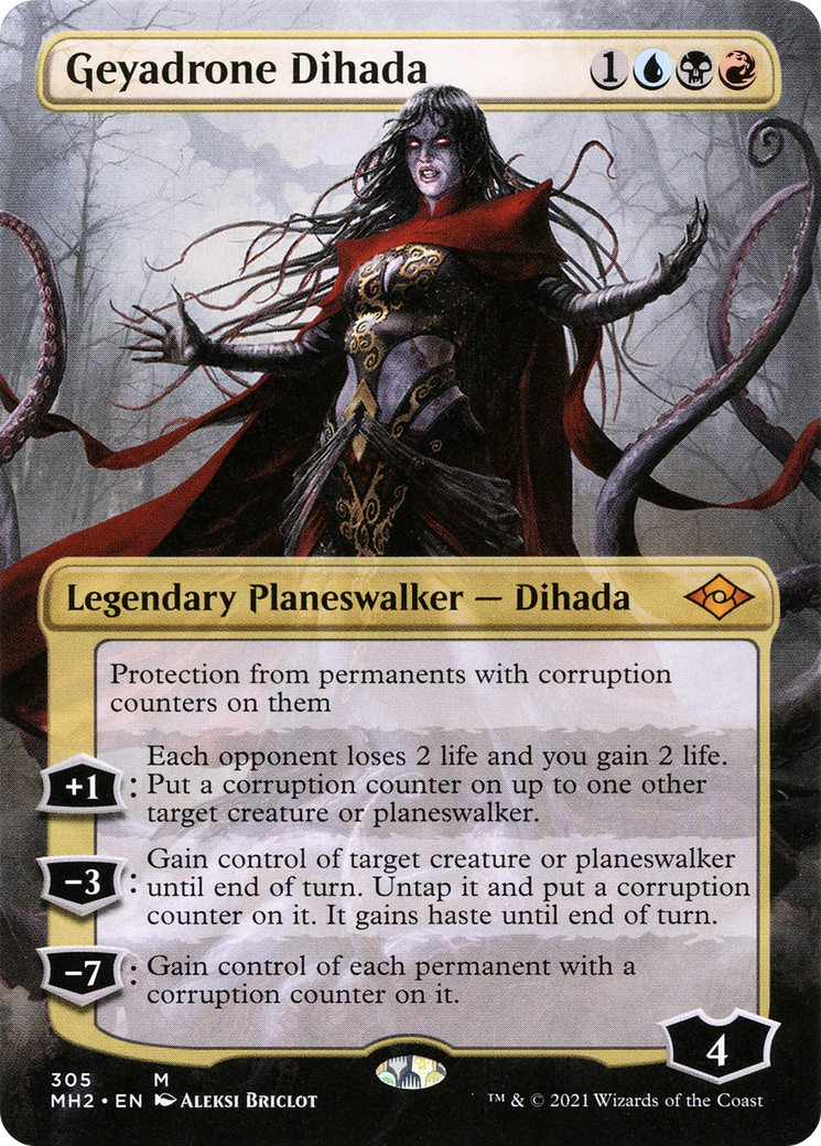 Geyadrone Dihada (Borderless) (MH2-305) (Borderless) [Modern Horizons 2]