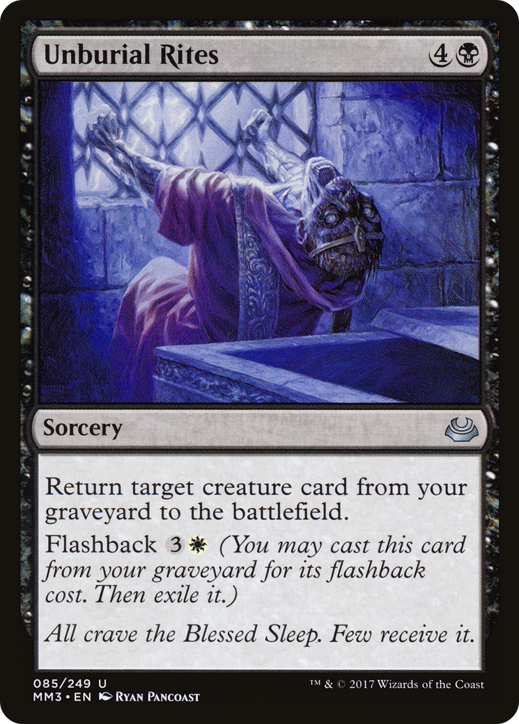 Unburial Rites (MM3-085) [Modern Masters 2017]