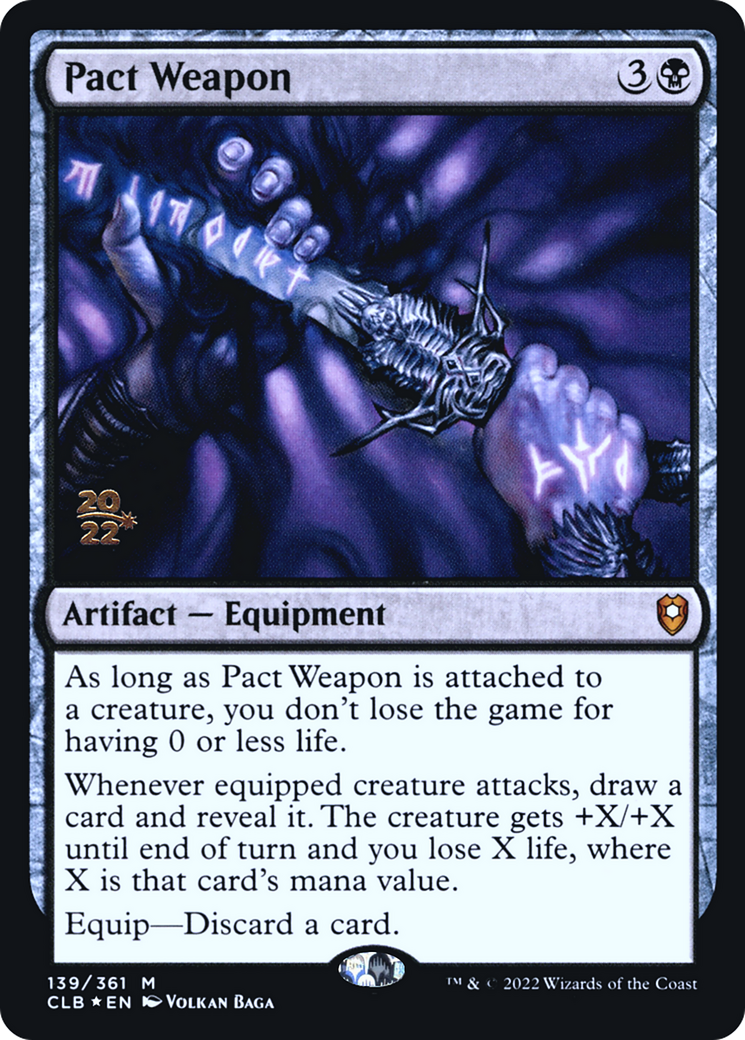 Pact Weapon (PRE-139) [Battle for Baldur's Gate Promos] Foil