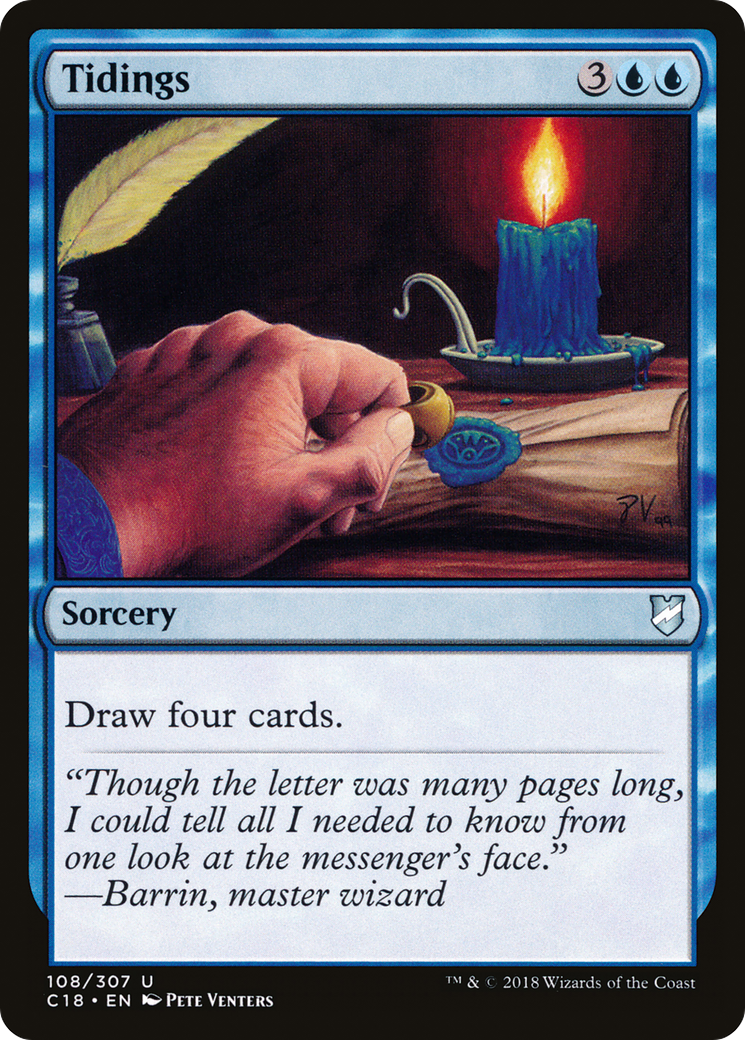 Tidings (C18-108) [Commander 2018]