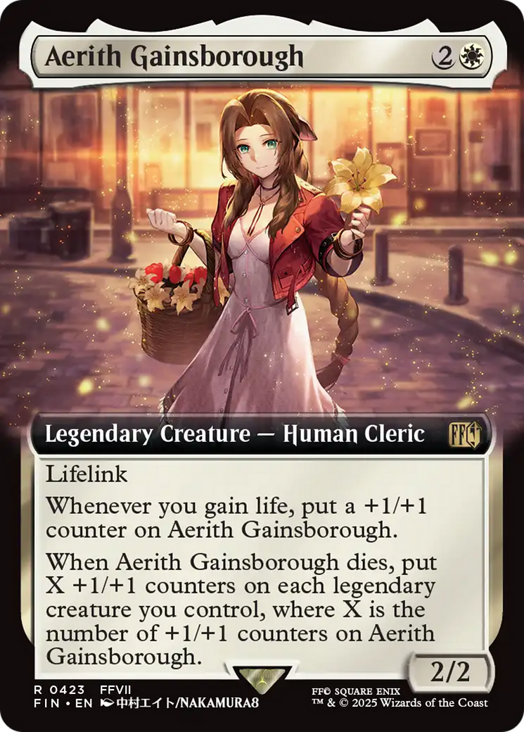 Aerith Gainsborough (Extended Art) (FIN-423) [FINAL FANTASY]: (Extended Art)