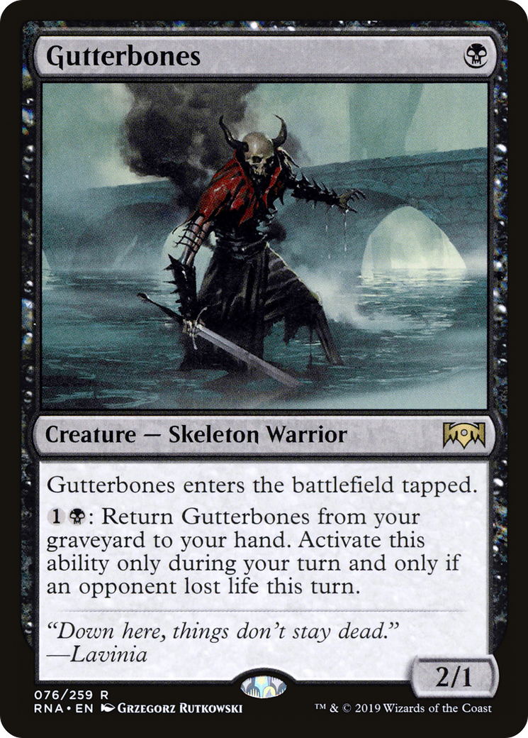 Gutterbones (RNA-076) [Ravnica Allegiance]