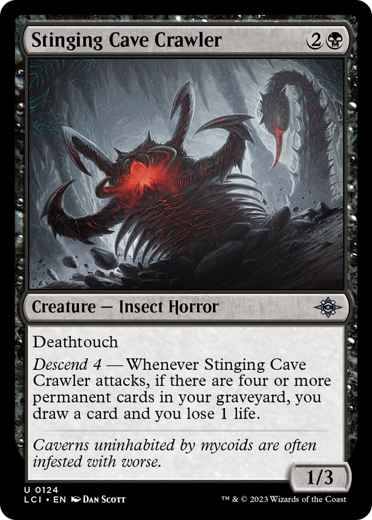 Stinging Cave Crawler (LCI-124) [The Lost Caverns of Ixalan] Foil