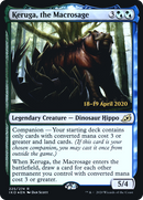 Keruga, the Macrosage (PRE-225S) [Ikoria: Lair of Behemoths Promos]: (companion) Foil