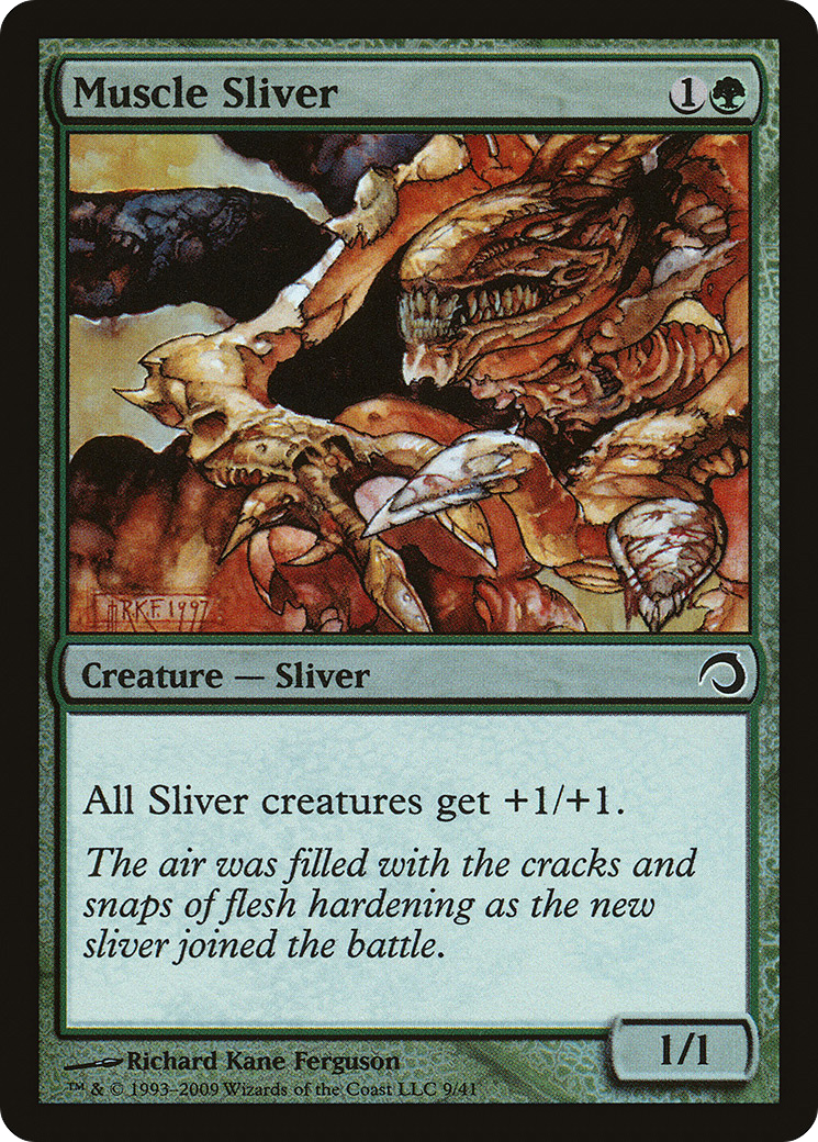 Muscle Sliver (PDS-009) [Premium Deck Series: Slivers] Foil