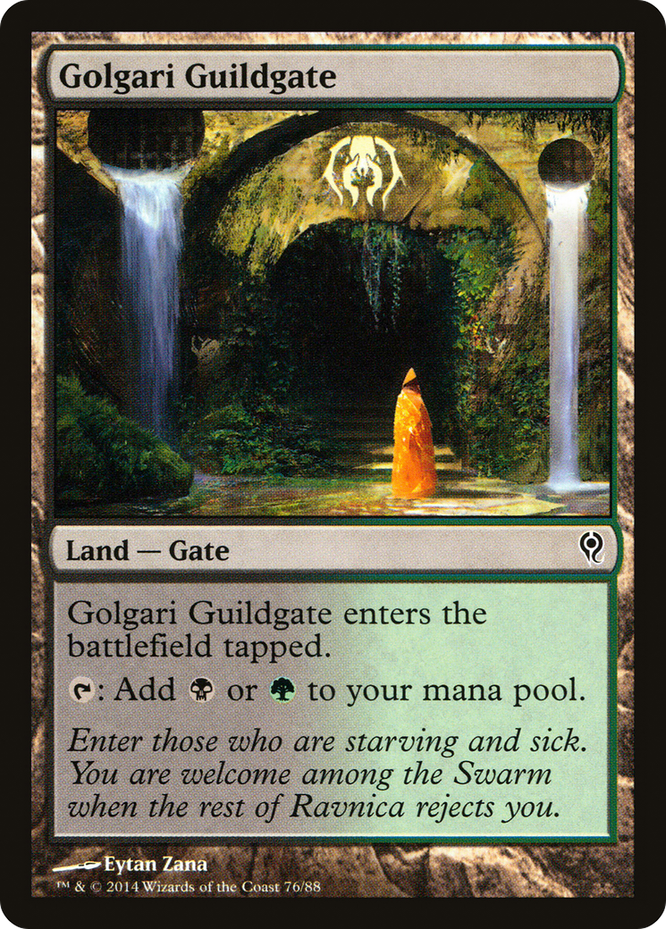 Golgari Guildgate (DDM-076) [Duel Decks: Jace vs. Vraska]