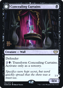 Concealing Curtains (PRE-101) [Innistrad: Crimson Vow Promos] Foil