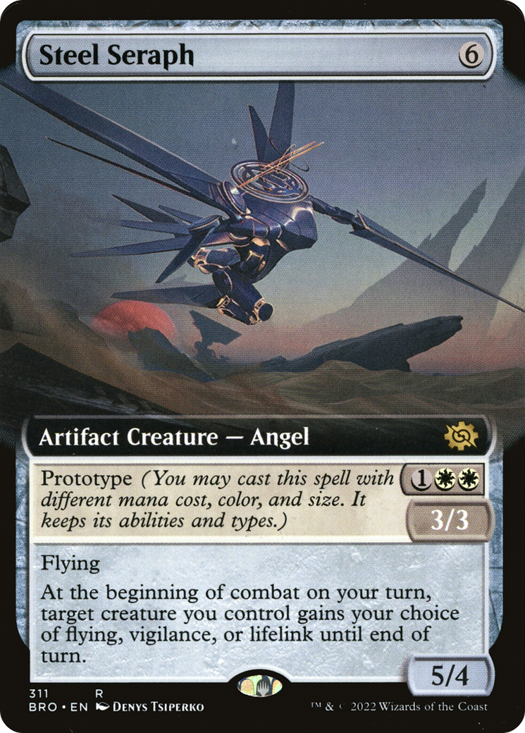 Steel Seraph (Extended Art) (BRO-311) [The Brothers' War]