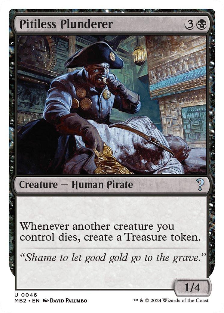 Pitiless Plunderer (MB2-046) [Mystery Booster 2]