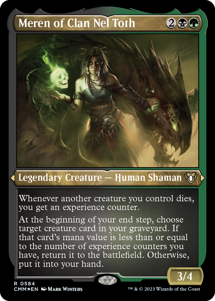 Meren of Clan Nel Toth (CMM-584) [Commander Masters] Etched Foil