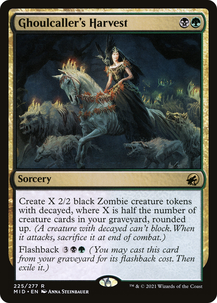 Ghoulcaller's Harvest (MID-225) [Innistrad: Midnight Hunt]