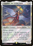 Celestine, the Living Saint (Surge Foil) (40K-010) [Warhammer 40,000 Commander] Foil