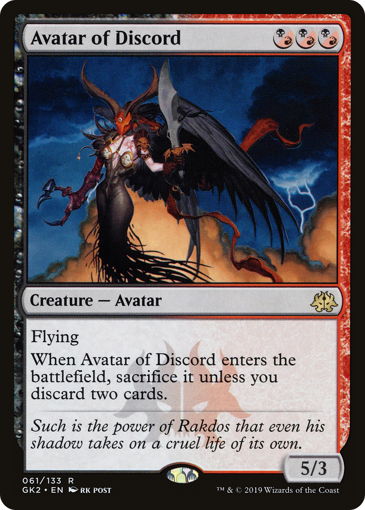 Avatar of Discord (GK2-061) [RNA Guild Kit]