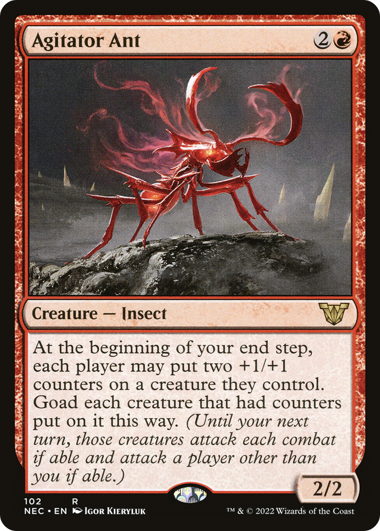 Agitator Ant (NEC-102) [Neon Dynasty Commander]