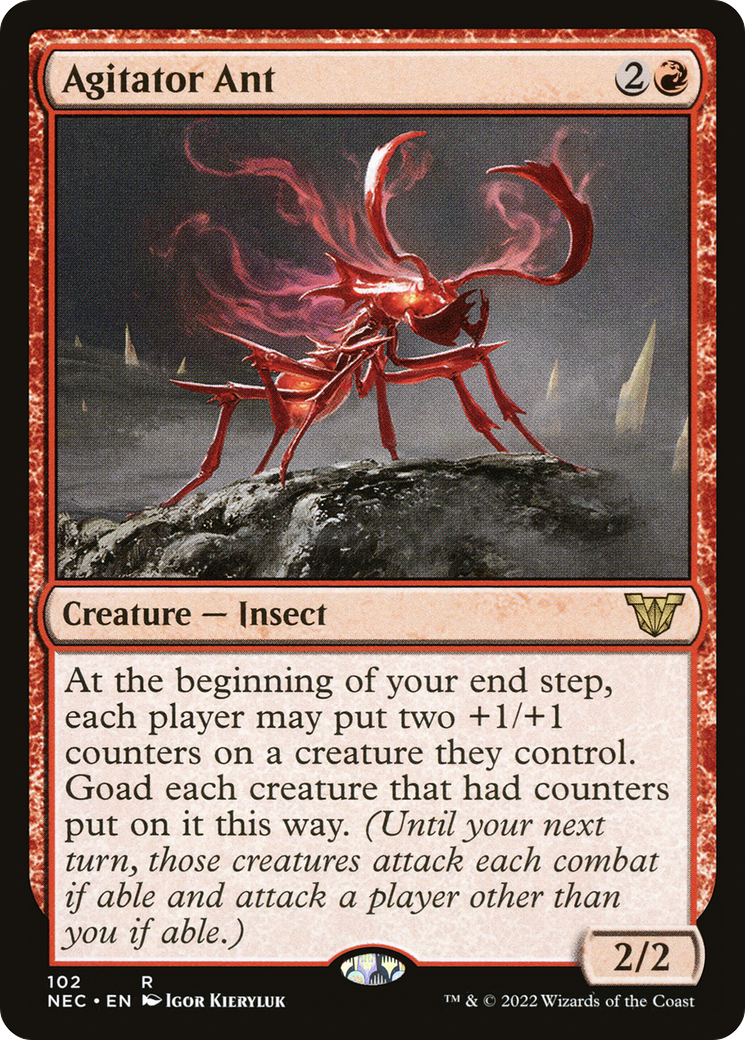 Agitator Ant (NEC-102) [Neon Dynasty Commander]