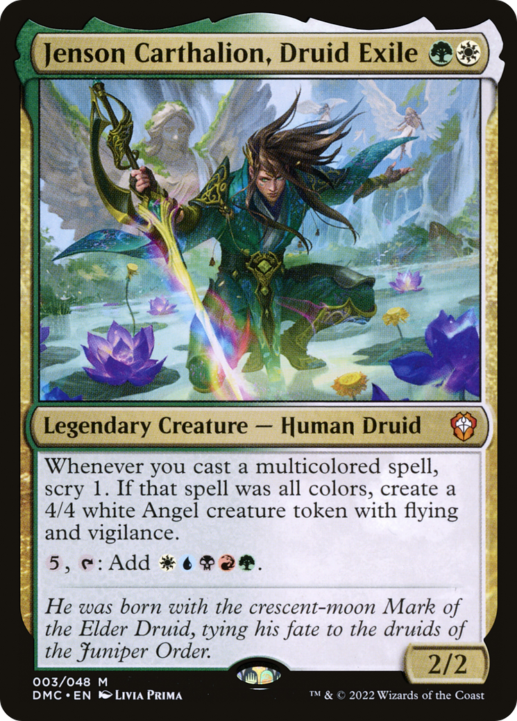 Jenson Carthalion, Druid Exile (DMC-003) [Dominaria United Commander]