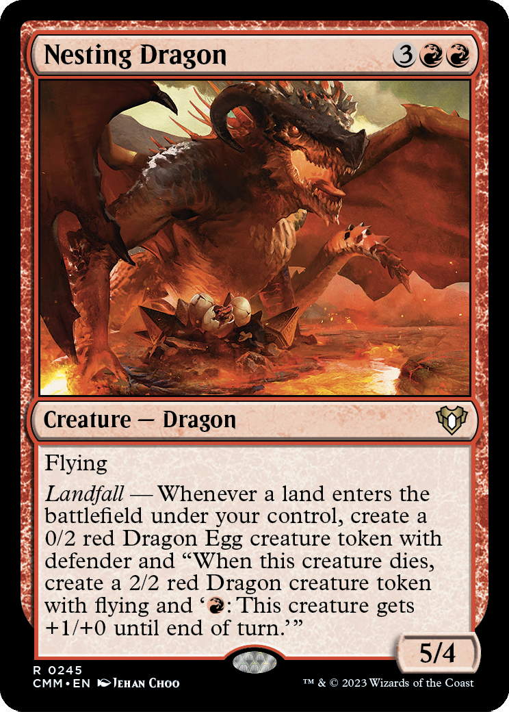 Nesting Dragon (CMM-245) [Commander Masters]