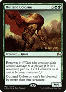 Outland Colossus (PRE-193S) [Magic Origins Promos] Foil