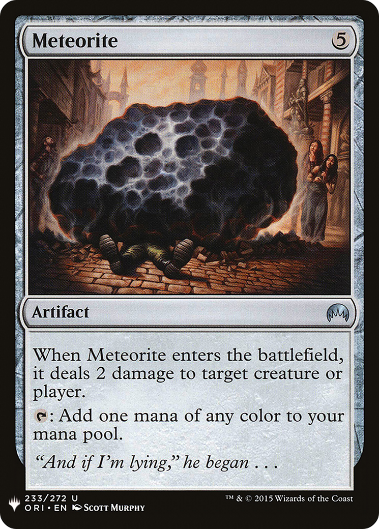 Meteorite (LIST-ORI-233) [The List]